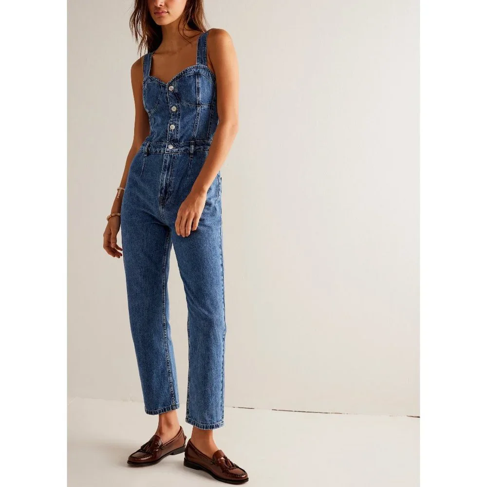 FREE PEOPLE Kensington Jumpsuit / Rocky - Picture 2 of 6